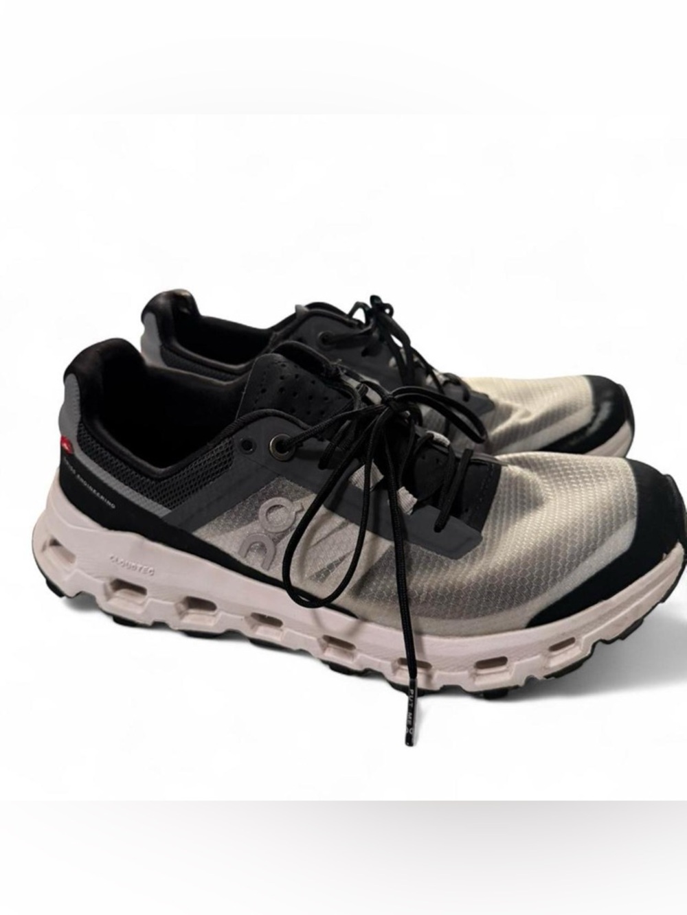 On Running Cloud Women’s Size 7 Black White Athletic Running Shoes Sneakers